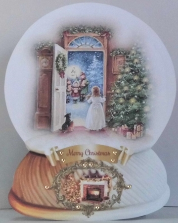 6 x Scenic Christmas Snowglobes - PNG - 300 dpi by Hazel Underwood