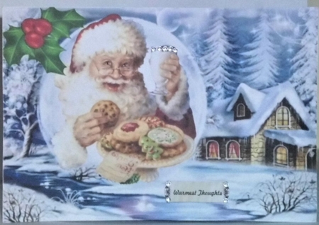 8  Christmas card fronts (4 A4 & 4 A5) Cards BUMPER KIT (one) by Hazel Underwood