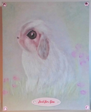 Cute Baby Rabbit by Hazel Underwood