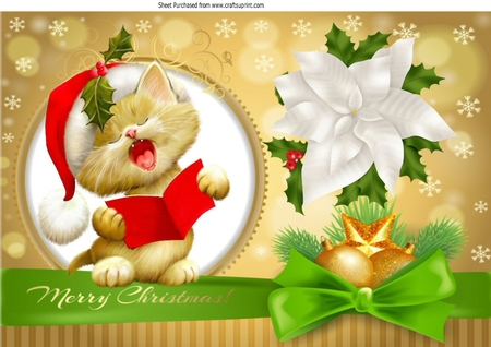 8  Christmas card fronts (4 A4 & 4 A5) Cards BUMPER KIT ( SET TWO GOLD) by Hazel Underwood