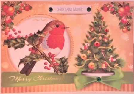 8  Christmas card fronts (4 A4 & 4 A5) Cards BUMPER KIT ( SET TWO GOLD) by Hazel Underwood