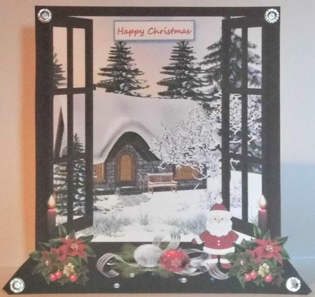 Christmas Window Set by Hazel Underwood