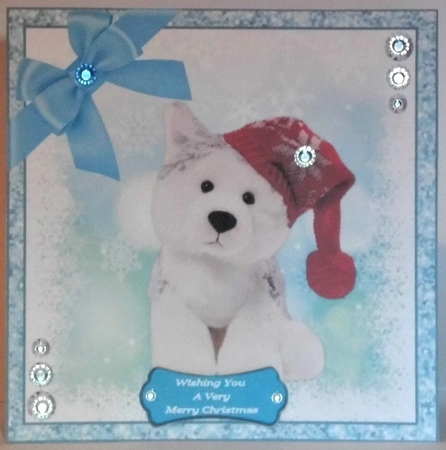 Sweet Little Christmas Husky 8x8 Mini Kit by Hazel Underwood