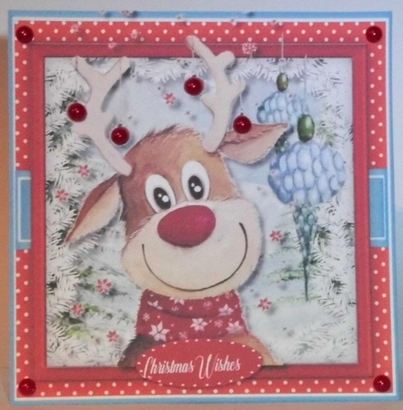 Reindeer Christmas Tree  by Hazel Underwood