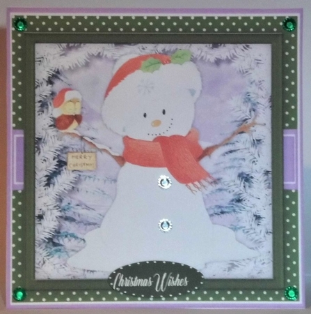 Snowmans Christmas Wishes by Hazel Underwood