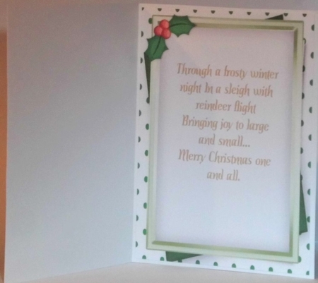 A5 , Lovely Snowlady by Hazel Underwood