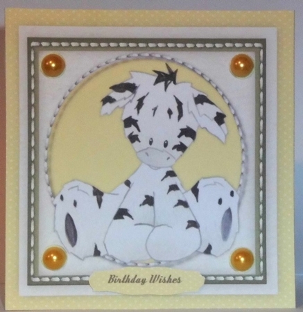 Lovely Animal Zebra by Hazel Underwood