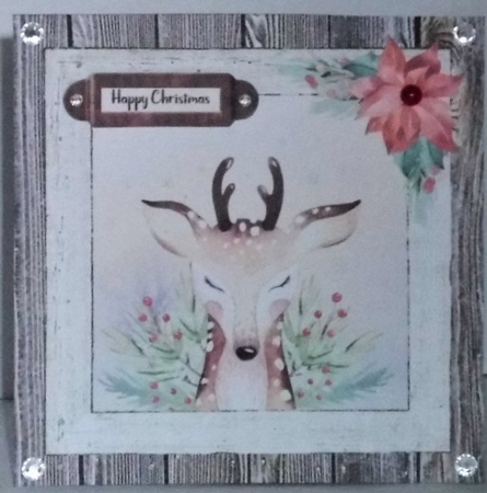 Printable Winter Deer Christmas Card Kit by Hazel Underwood