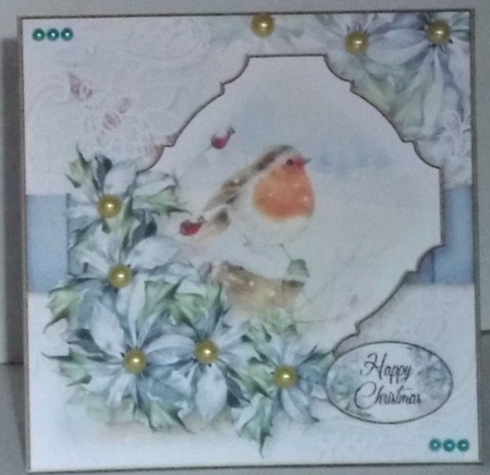 Christmas in July Robin 1 by Hazel Underwood