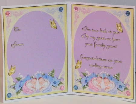 Insert for -Gorgeous New Baby Design -Its Twins A Girl and A Boy #5 by Hazel Underwood