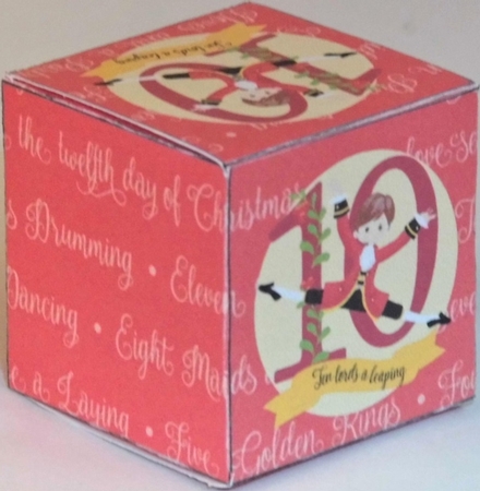 12 Days of Christmas - Day 10 Gift Box by Hazel Underwood