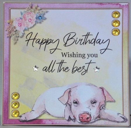 Piglets Birthday 2 by Hazel Underwood