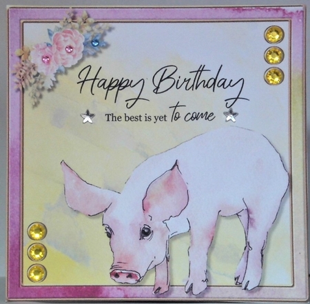Piglets Birthday 3 by Hazel Underwood
