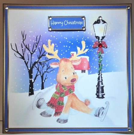 Whoops Rudolf slipped by Hazel Underwood