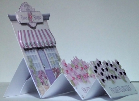 Flower Shoppe 3D Decoupage Stepper Card Kit with Envelope by Hazel Underwood