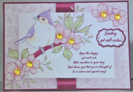 Petals and wings get well by Hazel Underwood