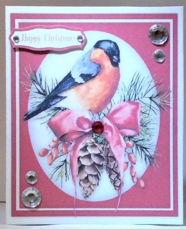 Print , Cut, and Fold , Christmas Robin by Hazel Underwood
