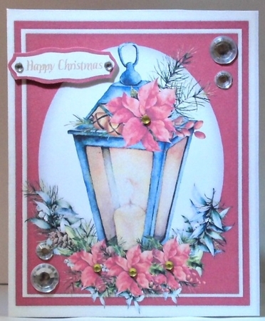 Print , Cut, and Fold , Christmas Lantern by Hazel Underwood