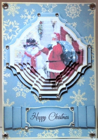 Christmas in July Santa Pyramage 2 by Hazel Underwood
