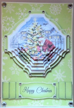 Christmas in July Santa Pyramage 4 by Hazel Underwood