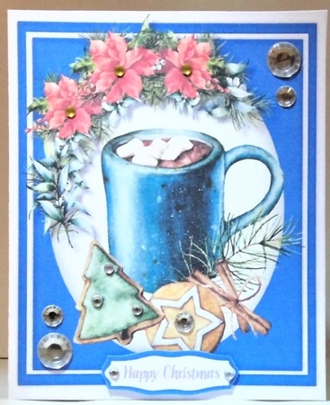 Print, Cut, and Fold, Cocoa and Mashmallows by Hazel Underwood