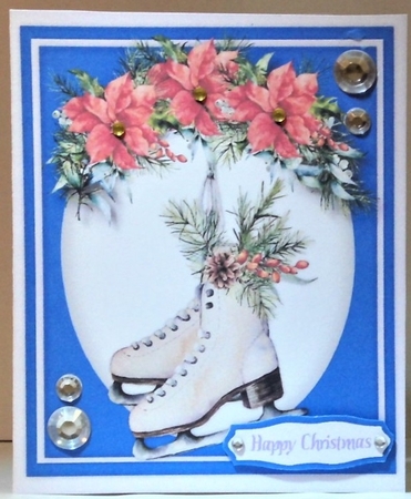 Print, Cut, and Fold, Christmas Boots  by Hazel Underwood