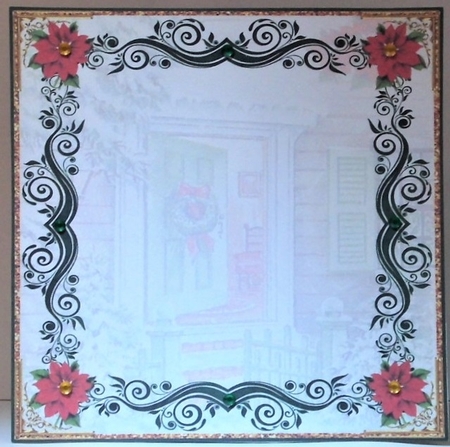 At Home for Christmas Blank Insert  by Hazel Underwood