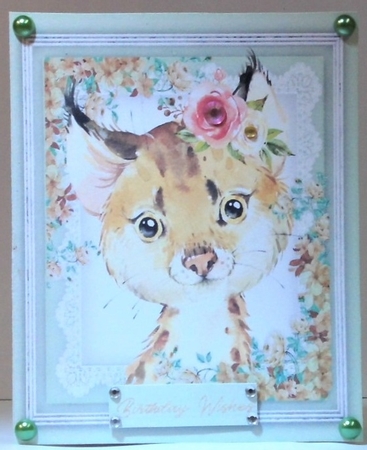 Print, and Cut , Beautiful Bobcat by Hazel Underwood