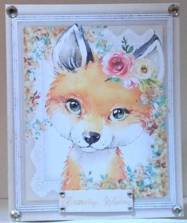 Print, and Cut , Beautiful Fox by Hazel Underwood