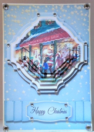 Christmas in July Shopping Pyramage 1 by Hazel Underwood