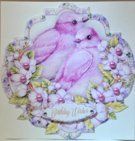 Beautiful Birds and Blossom  by Hazel Underwood