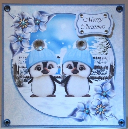 Cute Penguins Mini Kit by Hazel Underwood