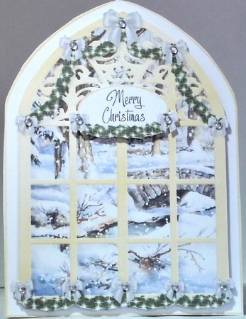 The Bridge Arched Window 2 by Hazel Underwood