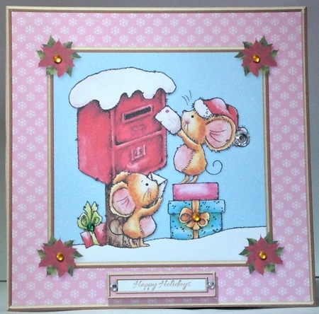 Mice Mail (Pink) by Hazel Underwood