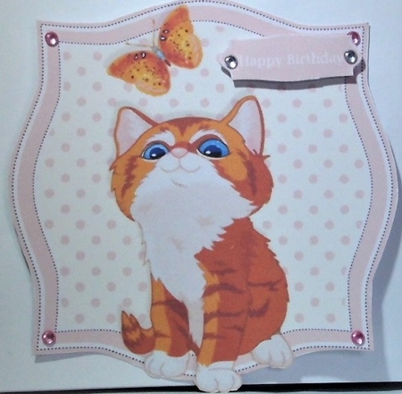 MiniKit_4 Cute Cats Card Toppers  by Hazel Underwood