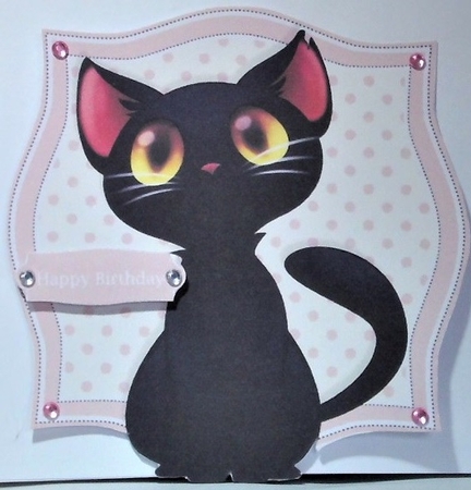 MiniKit_4 Cute Cats Card Toppers  by Hazel Underwood