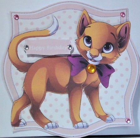MiniKit_4 Cute Cats Card Toppers  by Hazel Underwood