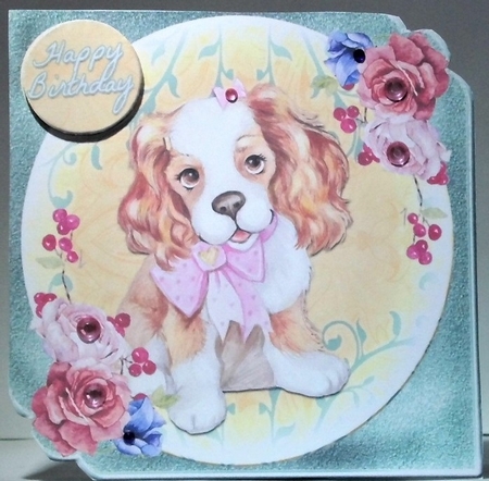 Mini Kit - Birthday Wishes # 1 Cute puppy by Hazel Underwood