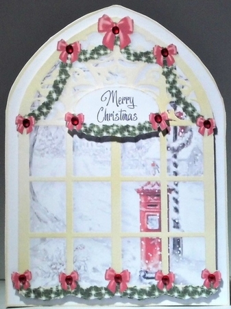 A touch of Red Arched Window Bumper Kit by Hazel Underwood