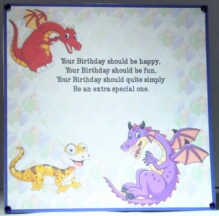 Dinosaur Land insert by Hazel Underwood