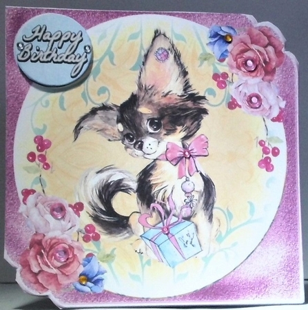 Mini Kit - Birthday Wishes # 4 Cute Puppy by Hazel Underwood