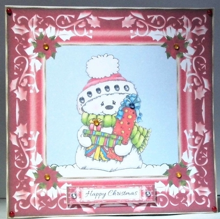 Cute Little Snowman Holiday Topper 5 by Hazel Underwood