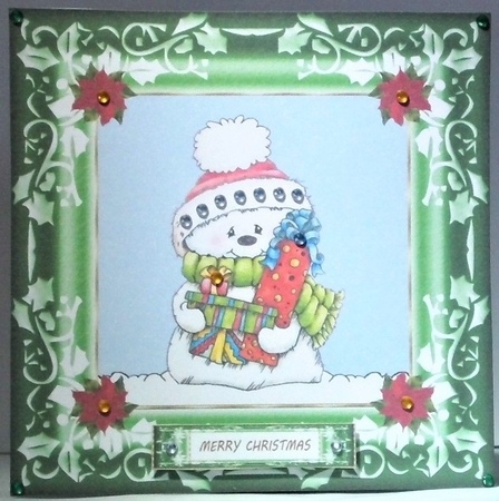 Cute Little Snowman Holiday Topper 6 by Hazel Underwood