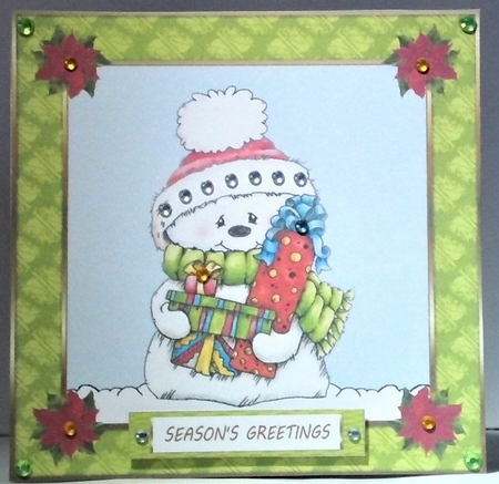 Cute Little Snowman Holiday Topper 7 by Hazel Underwood