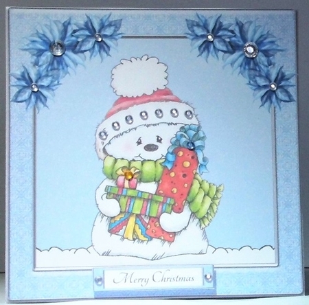Cute Little Snowman Holiday Topper 8 by Hazel Underwood