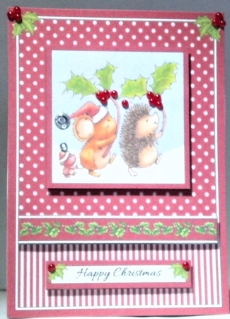 Cute Christmas Critters Topper by Hazel Underwood