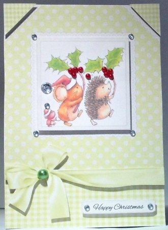 Cute Christmas Critters Topper 2 by Hazel Underwood