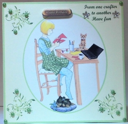 CRAFTING WITH FRIENDS by Hazel Underwood