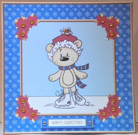 Cute Little Bear Holiday Topper by Hazel Underwood