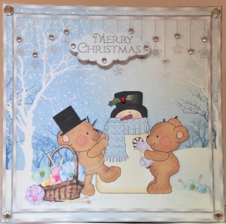Knitting & Crochet a Scarf for the Snowman Mini Kit by Hazel Underwood